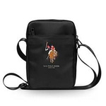 Listonoszka z nylonu unisex US Polo Assn USTB8PUGFLBK saszetka mała czarna