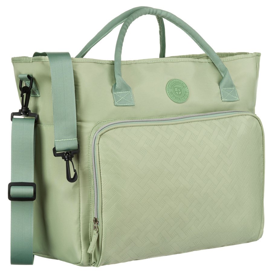 Jasnozielona torba Peterson 24462 z uchwytami