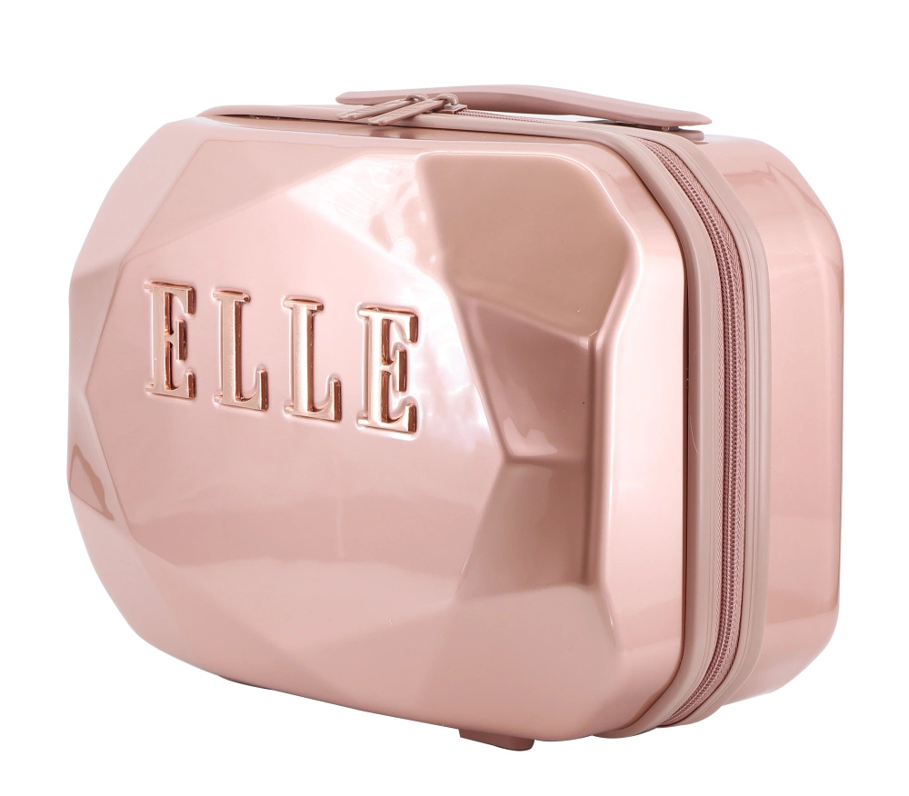 Kuferek z tworzywa unisex ELLE Diamond kosmetyczka podróżna różowy - cecha produktu