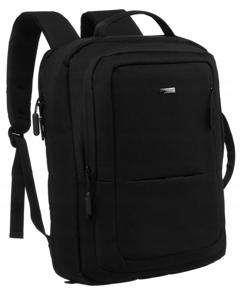 Czarny plecak Peterson 77706 z portem USB
