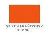 Krem do renowacji do skór gładkich Saphir pomarańczowy - próbnik koloru z podpisem 52 Pomarańczowy / Orange
