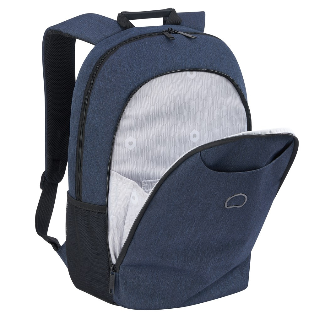 Plecak miejski z materiału unisex Delsey Esplanade na laptopa 17 granatowy - cecha produktu