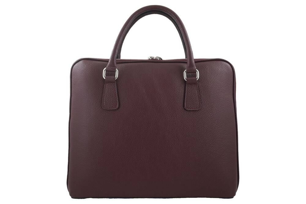 Torba ze skóry naturalnej damska Barberini's 899-5 aktówka A4 bordowa - cecha produktu