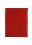 Skórzane etui na dokumenty, czerwone Vip Collection Milano II nr 197 RED