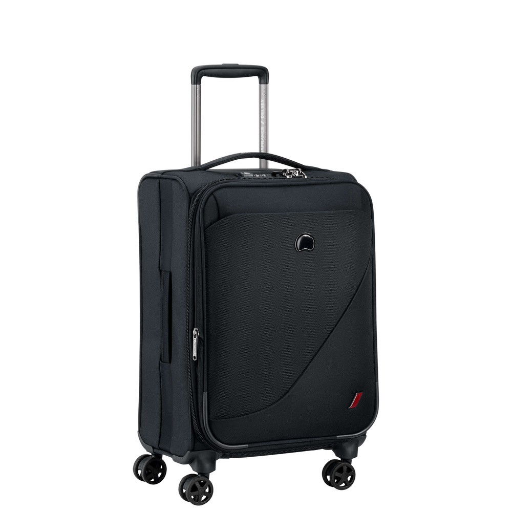 Walizka kabinowa z materiału unisex Delsey New Destination na 4 kółkach mała czarna - cecha produktu