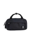 Torba crossbody z materiału Discovery Cave D00813 unisex z rączką czarna