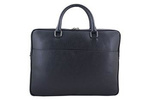 Torba skórzana unisex Barberinis 488-1 klasyczna na laptopa A4 czarna