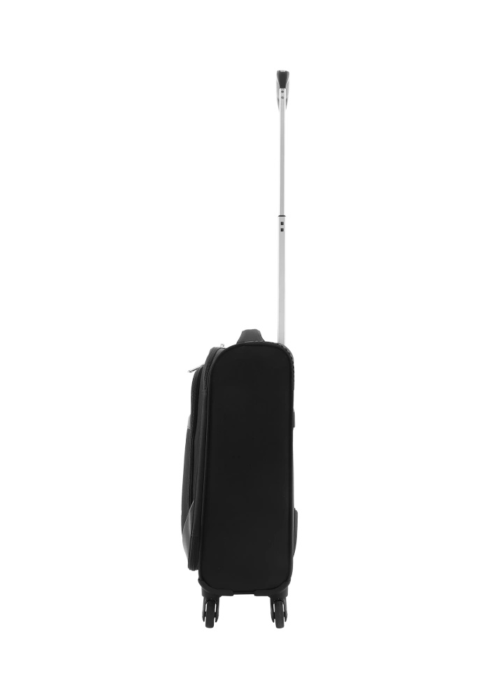 Walizka kabinowa z poliestru unisex Saxoline Soft S podróżna mała czarna - cecha produktu