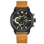 Zegarek męski na pasku Naviforce NF9068L brązowo-czarny