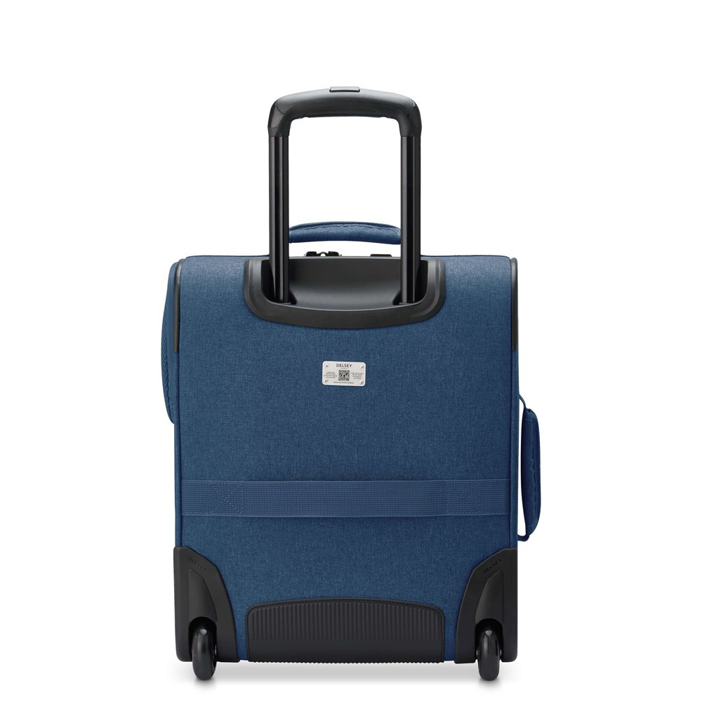 Walizka z materiału unisex Delsey Maubert 2.0 kabinowa mała 45 cm niebieska - detale i uchwyt