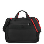 Torba materiałowa męska Delsey Parvis Plus torba na laptopa A4 czarna