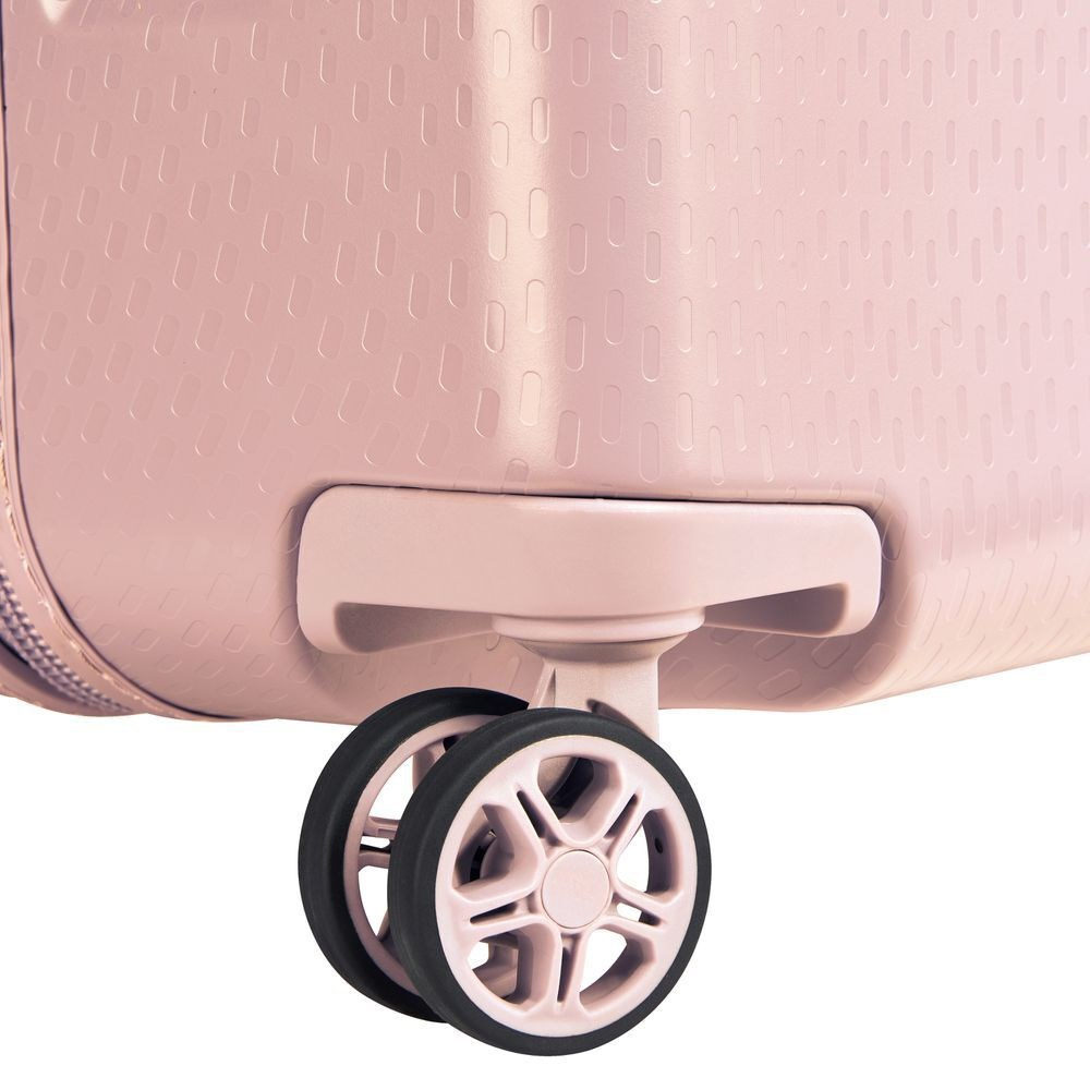 Walizka twarda z poliwęglanu unisex Delsey Turenne duża na 4 kółkach pudrowy róż - cecha produktu