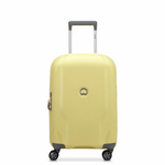 Walizka z polipropylenu unisex Delsey Clavel kabinowa na 4 kołach 55 cm żółta jasna
