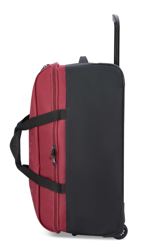 Torba podróżna z materiału unisex Delsey Egoa walizka na 2 kółkach średnia bordowa - cecha produktu