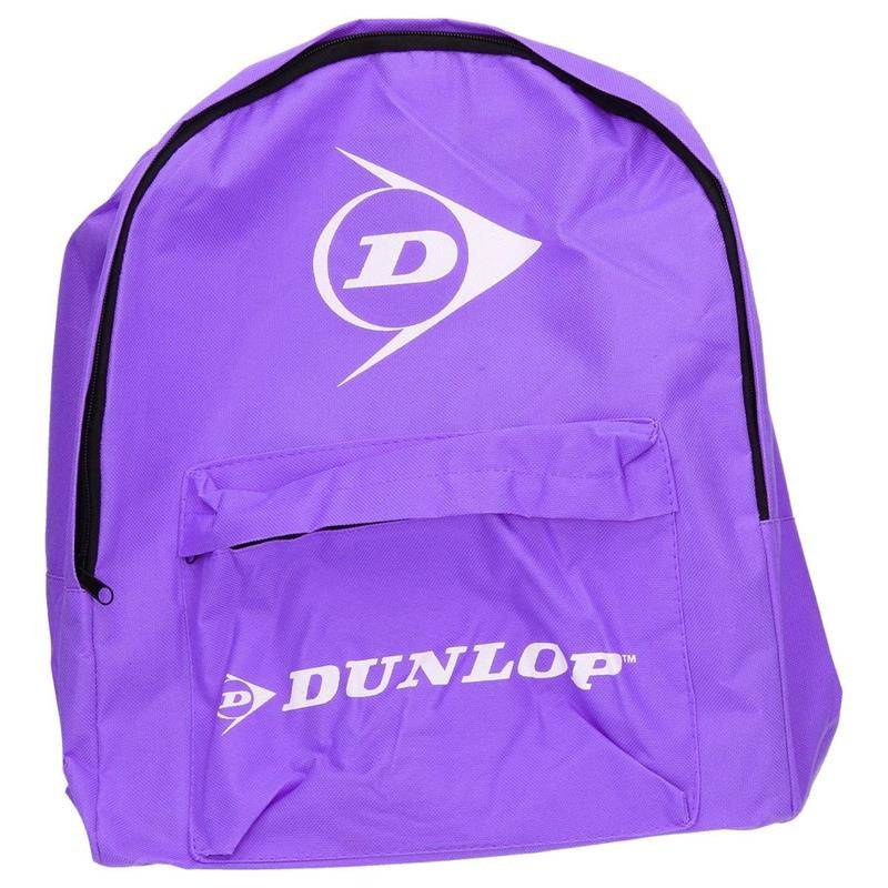 Plecak sportowy z materiału unisex Dunlop turystyczny 20L fioletowy - widok ogólny produktu