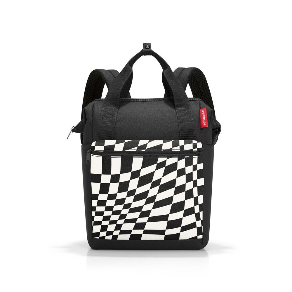 Plecak z materiału unisex Reisenthel RJR7066 R miejski czarno biały - cecha produktu