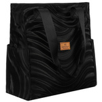 Torebka damska shopper Rovicky R-TZ-01 w fale czarna