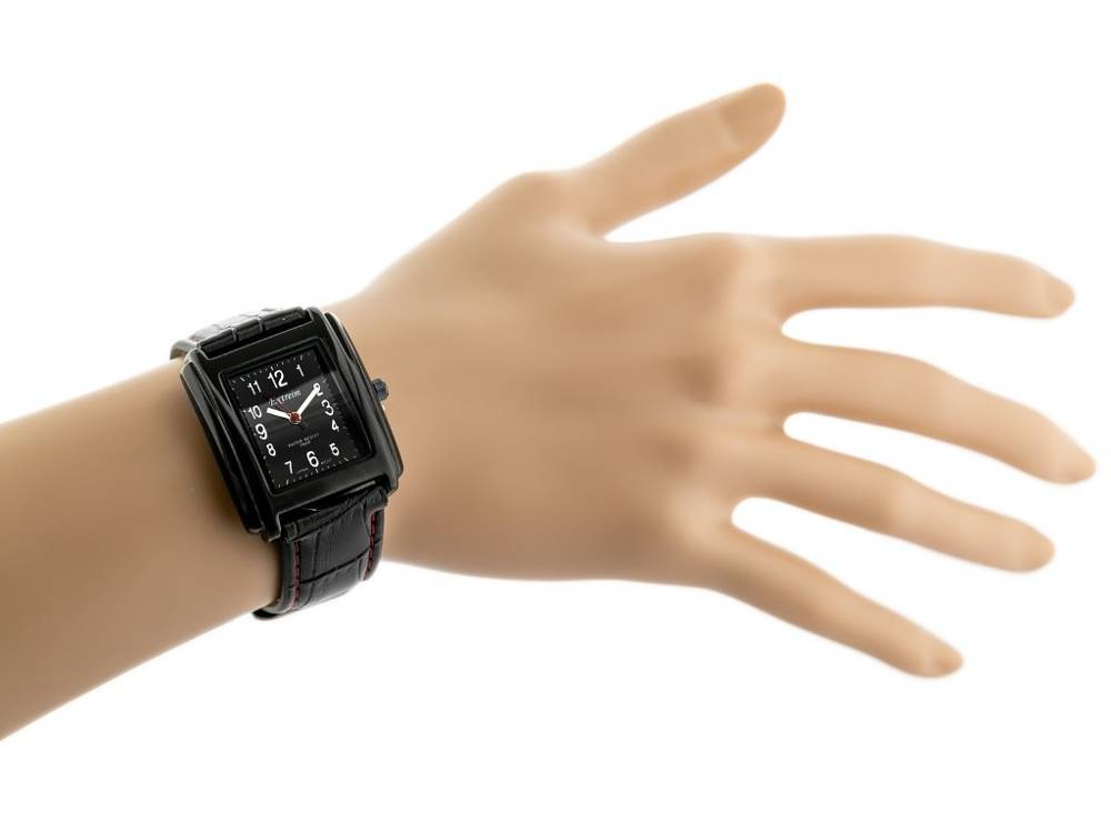 Czarny zegarek damski Extreim EXT-Y019A-1A - zegarek na nadgarstku manekina