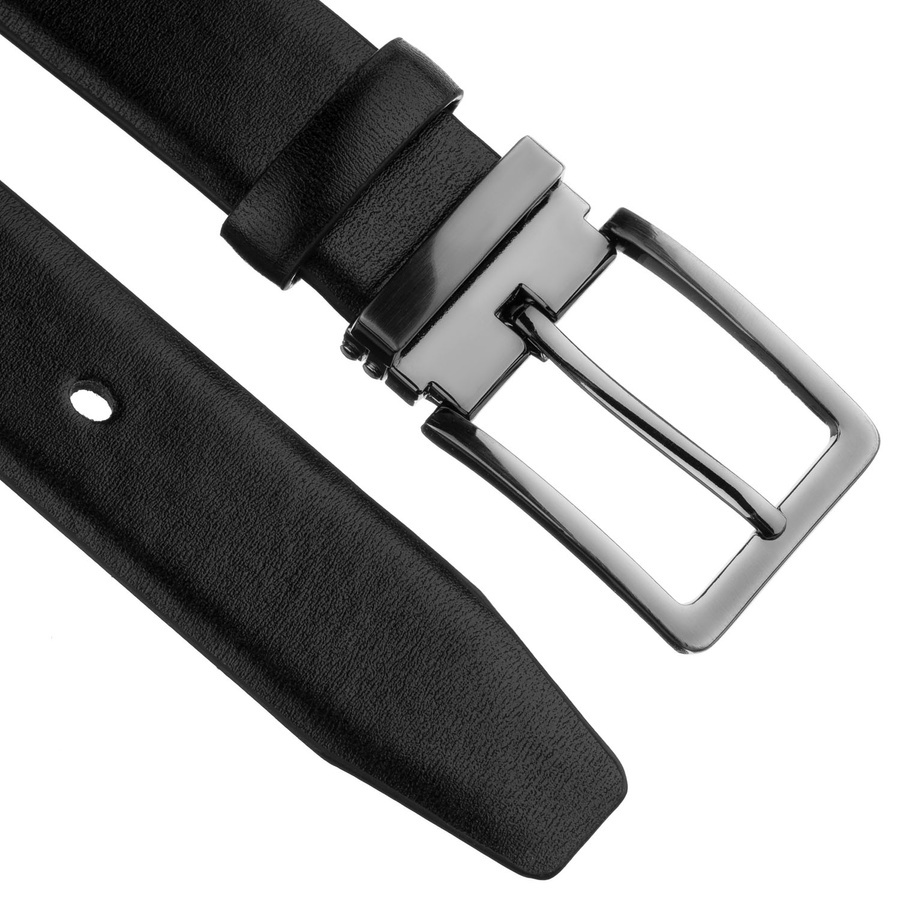 Klamra czarnego paska NL-STU-03 z bliska