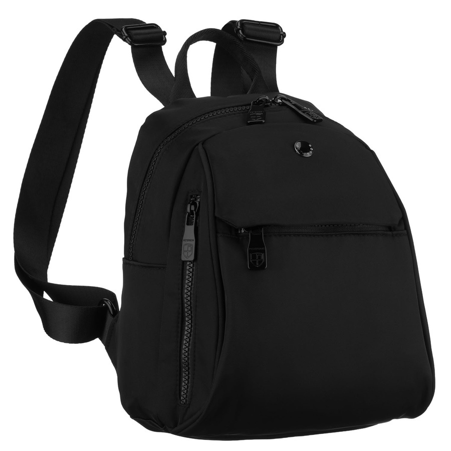 Czarny mały plecak Peterson CPY-07