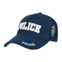 Czapka z daszkiem baseballówka POLICE granatowa - cz-m-54navy