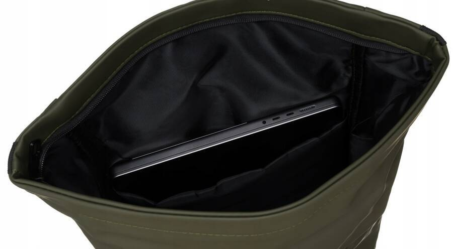 Laptop w komorze plecaka Peterson TOKIO w kolorze khaki