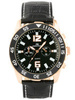 czarny || różowe złoto