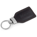 Brelok ze skóry naturalnej unisex B3 personalizowany z grawerem czekoladowy