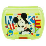 Pudełko śniadaniowe plastikowe dziecięce Mickey Mouse lunchbox kolorowe