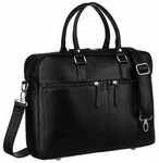 Torba na laptopa z eko skóry Peterson 1703-PUD czarna