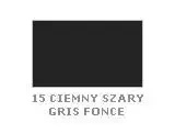 Krem do renowacji do skór gładkich Saphir grafitowy - próbnik koloru z podpisem 15 Ciemny / Gris fonce