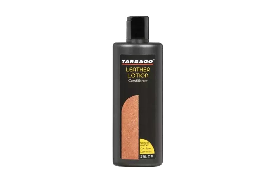 Balsam odżywczy do skór gładkich Tarrago bezbarwny - butelka Tarrago Leather Lotion Conditioner na białym tle