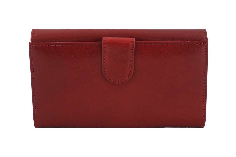 Portfel ze skóry naturalnej damski Barberini's 7046-13 klasyczny czerwony - cecha produktu