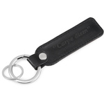 Brelok ze skóry naturalnej z grawerem B7 czarny