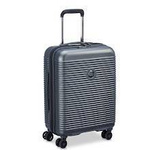 Walizka kabinowa twarda z materiałów z recyklingu unisex Delsey Freestyle SLIM 55 cm antracytowa