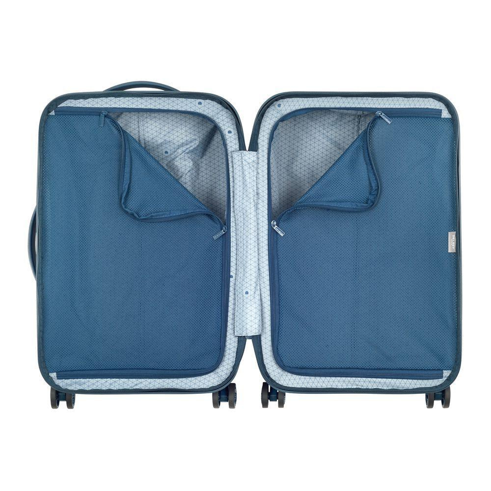 Walizka twarda unisex Delsey Turenne walizka kabinowa mała 55 cm granatowa - detale wykończenia