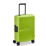 Walizka kabinowa z poliwęglanu unisex Delsey Benetton Color Block mała limonkowa