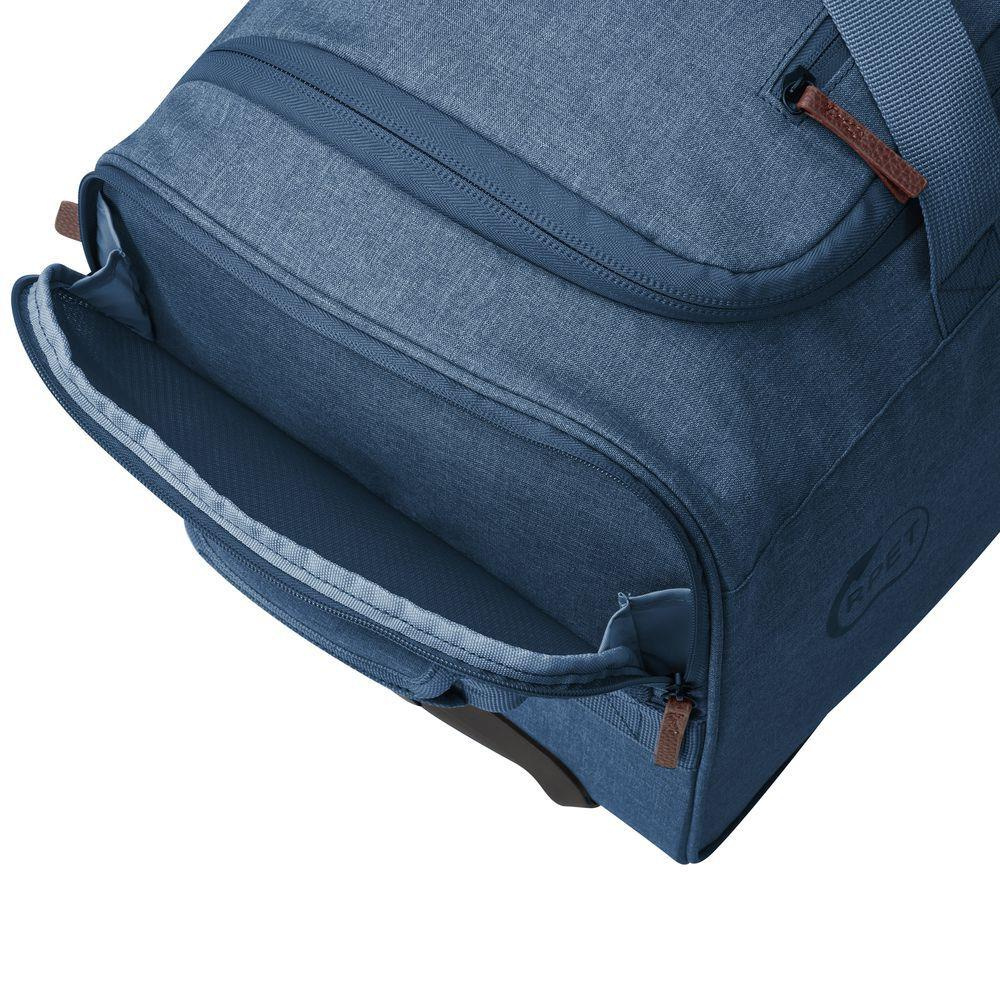 Torba podróżna unisex z materiału Delsey Maubert 2.0 na kółkach 64 cm niebieska - cecha produktu