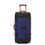 Torba podróżna z poliestru unisex Jeep by Delsey Paris JS007C na kółkach granatowa