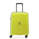 Walizka z polipropylenu unisex Delsey Belmont Plus Slim kabinowa limonkowa