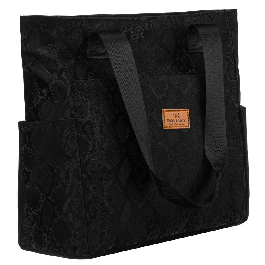 Czarna torebka Rovicky R-TZ-01 w ornamenty