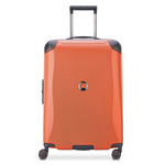 Walizka z polipropylenu unisex Delsey Cactus średnia twarda podróżna 66 cm pomarańczowa