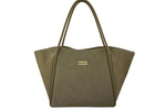 Torebka damska shopper zamszowa Barberini's 1008-2 beżowa