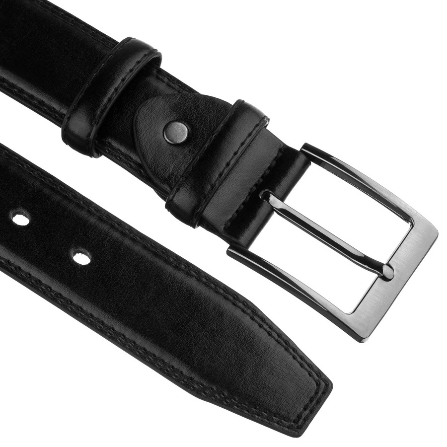 Klamra czarnego paska NL-STU-02 z bliska