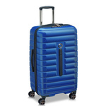 Walizka z polipropylenu unisex Delsey Shadow 5.0 podróżna duża na 4 kółkach niebieska