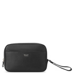 Kosmetyczka skórzana unisex Delsey LE CUIR GRAINE podróżna czarna