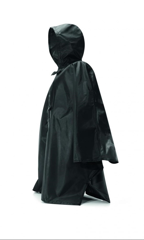 Peleryna przeciwdeszczowa z poliestru unisex Reisenthel Mini Maxi poncho czarna - cecha produktu