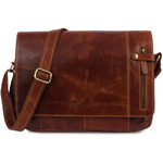 Torba męska brązowa skórzana do pracy na laptopa A4 Beltimore N15