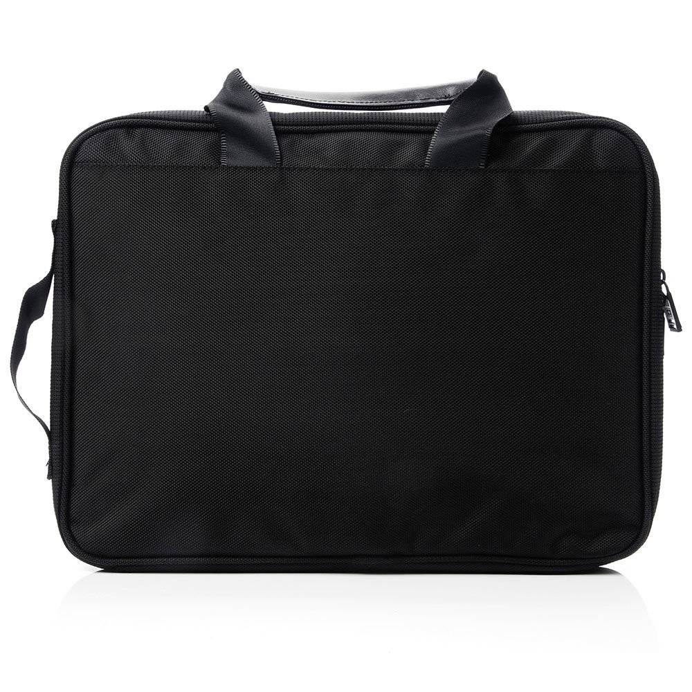 Czarna torba SwissBags SB137 od tyłu, z rączką i gładką ścianką bez logo