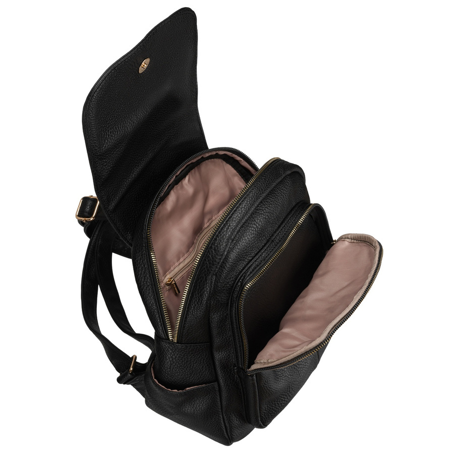 Otwarty czarny plecak Peterson MBP-14-F19